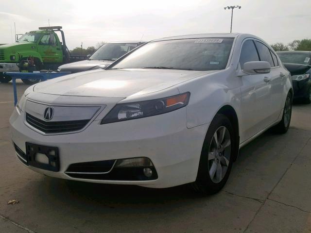 19UUA8F59DA001746 - 2013 ACURA TL TECH WHITE photo 2