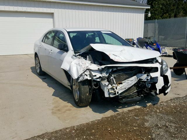1G1ZA5E08AF257246 - 2010 CHEVROLET MALIBU LS WHITE photo 1