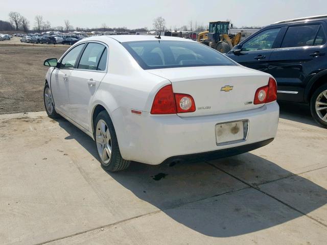 1G1ZA5E08AF257246 - 2010 CHEVROLET MALIBU LS WHITE photo 3