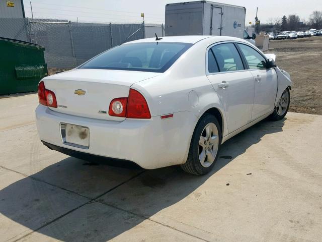 1G1ZA5E08AF257246 - 2010 CHEVROLET MALIBU LS WHITE photo 4