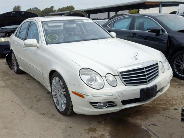 WDBUF56X78B313692 - 2008 MERCEDES-BENZ E 350 WHITE photo 1