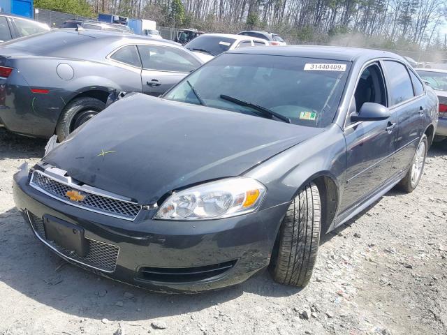 2G1WB5E34E1103091 - 2014 CHEVROLET IMPALA LIM CHARCOAL photo 2