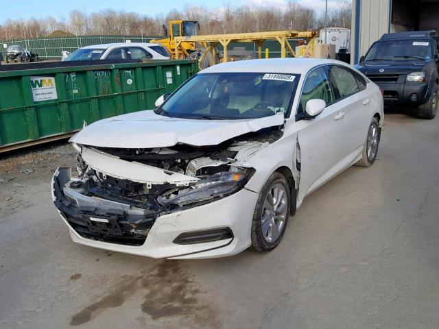 1HGCV1F15JA032542 - 2018 HONDA ACCORD LX WHITE photo 2