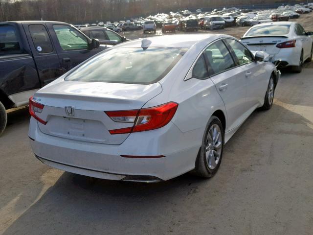 1HGCV1F15JA032542 - 2018 HONDA ACCORD LX WHITE photo 4