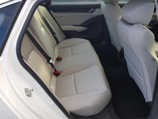 1HGCV1F15JA032542 - 2018 HONDA ACCORD LX WHITE photo 6