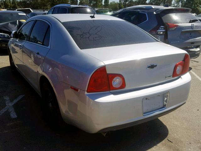 1G1ZD5EUXBF112592 - 2011 CHEVROLET MALIBU 2LT SILVER photo 3