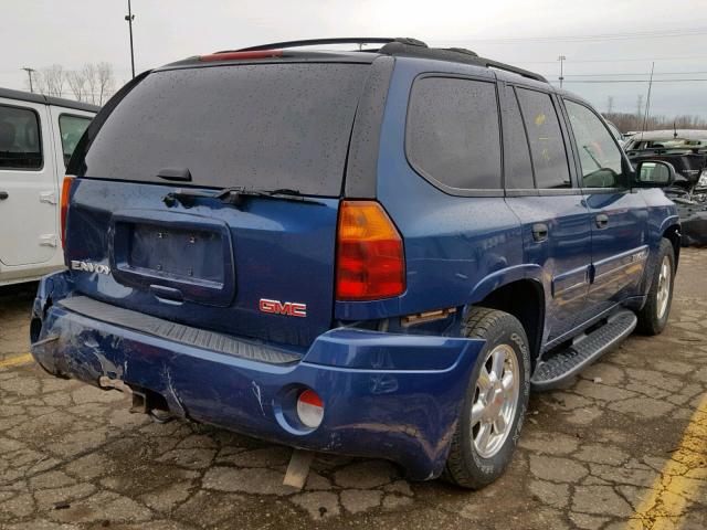 1GKDT13S852245348 - 2005 GMC ENVOY BLUE photo 4