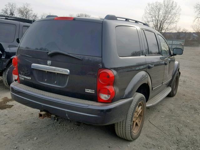 1D4HB58286F180689 - 2006 DODGE DURANGO LI BLACK photo 4