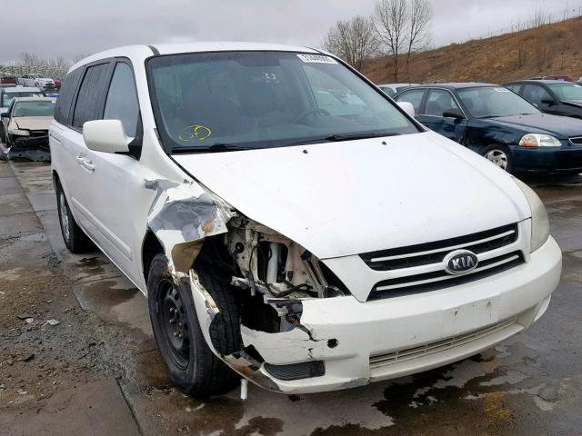 KNDMB233166036654 - 2006 KIA SEDONA EX WHITE photo 1