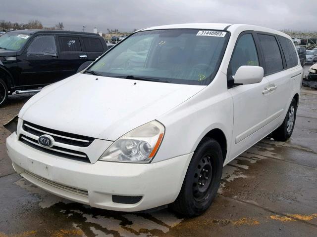 KNDMB233166036654 - 2006 KIA SEDONA EX WHITE photo 2