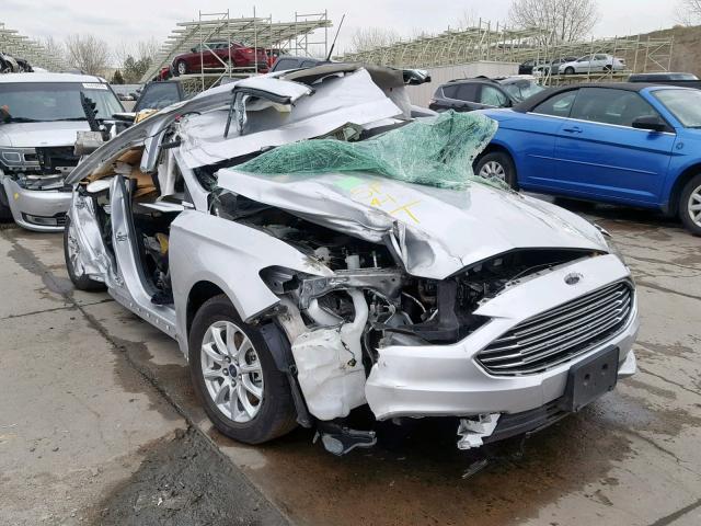 3FA6P0G72HR342947 - 2017 FORD FUSION S SILVER photo 1