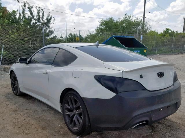 KMHHT6KD5CU074388 - 2012 HYUNDAI GENESIS CO WHITE photo 3