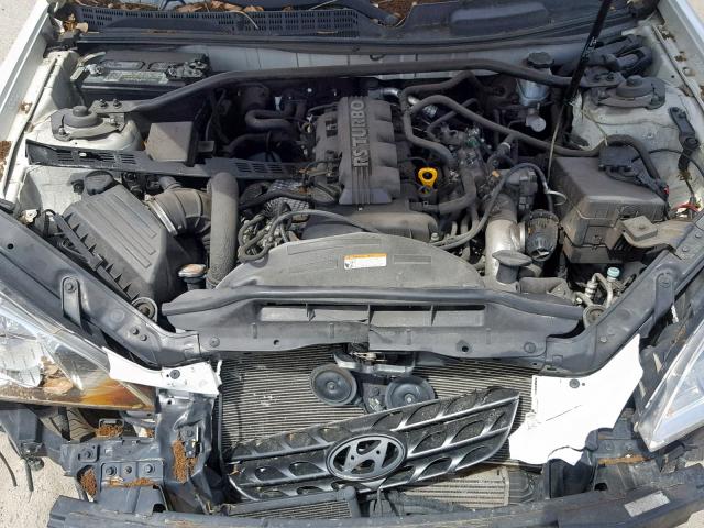 KMHHT6KD5CU074388 - 2012 HYUNDAI GENESIS CO WHITE photo 7