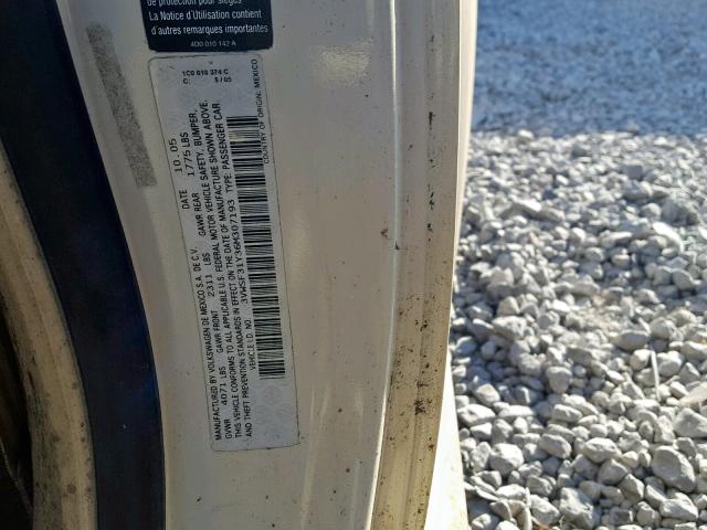 3VWSF31Y36M307193 - 2006 VOLKSWAGEN NEW BEETLE Ağ foto 10