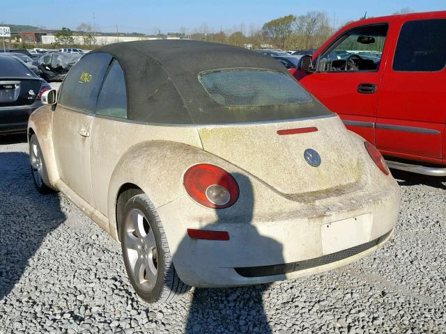 3VWSF31Y36M307193 - 2006 VOLKSWAGEN NEW BEETLE Ağ foto 3