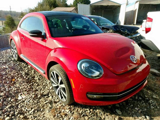 3VWV67AT1CM645437 - 2012 VOLKSWAGEN BEETLE TUR RED photo 1