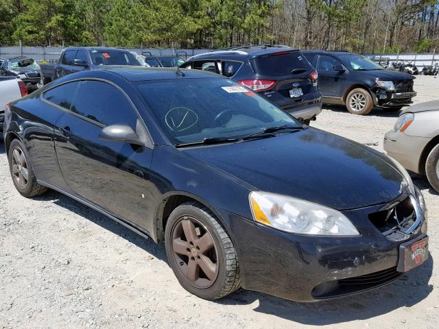 1G2ZH17N574236559 - 2007 PONTIAC G6 GT BLACK photo 1