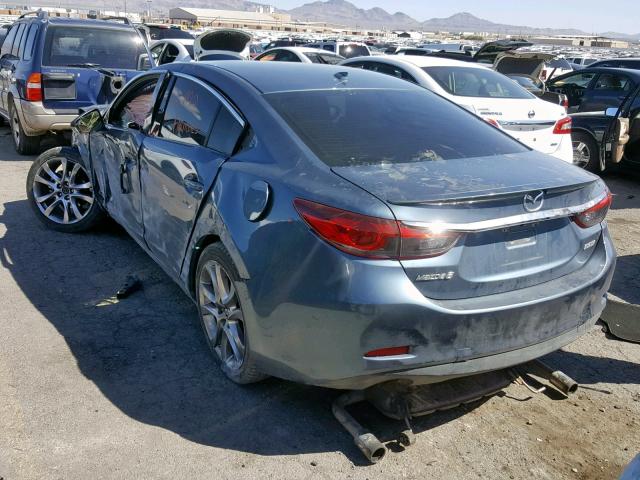 JM1GJ1W61E1128388 - 2014 MAZDA 6 GRAND TO BLUE photo 3