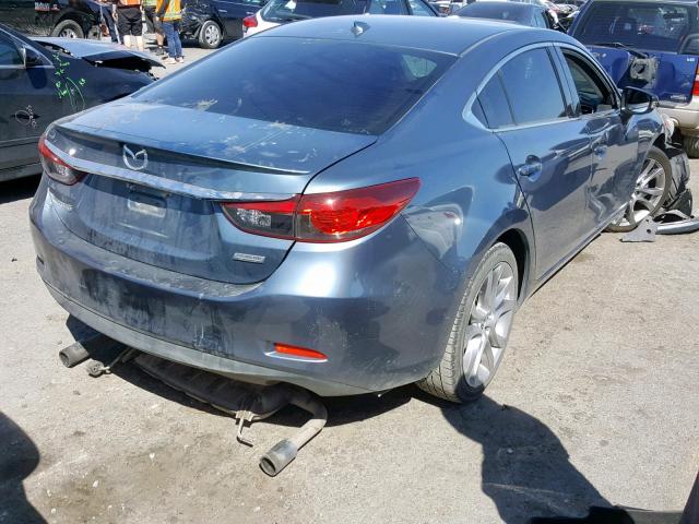 JM1GJ1W61E1128388 - 2014 MAZDA 6 GRAND TO BLUE photo 4