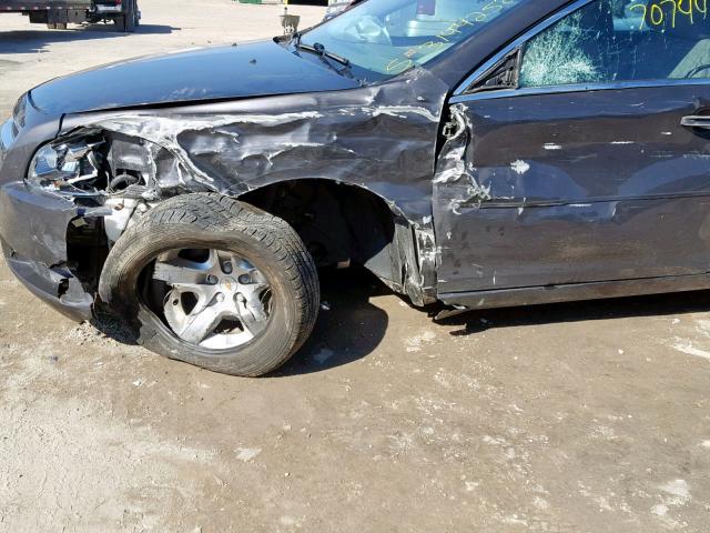1G1ZB5E08CF318918 - 2012 CHEVROLET MALIBU LS CHARCOAL photo 9