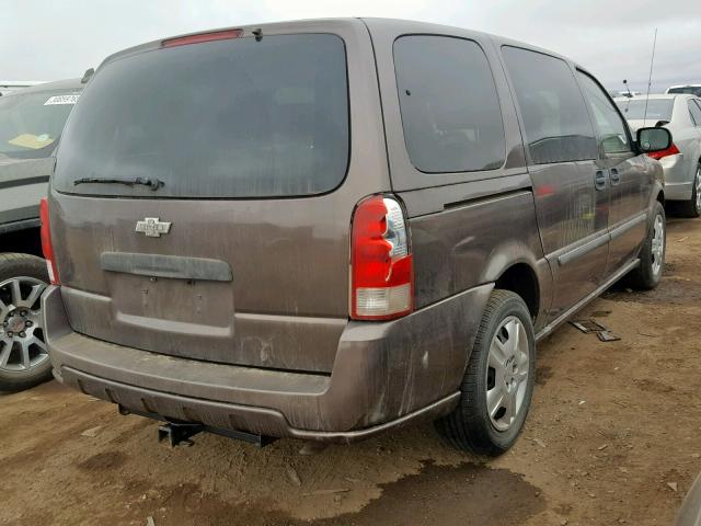 1GNDV23W68D174858 - 2008 CHEVROLET UPLANDER L ყავისფერი ფოტო 4