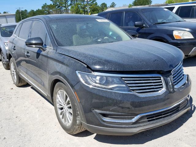 2LMTJ6KR8GBL39736 - 2016 LINCOLN MKX SELECT BLACK photo 1