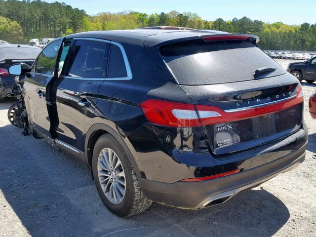 2LMTJ6KR8GBL39736 - 2016 LINCOLN MKX SELECT BLACK photo 3