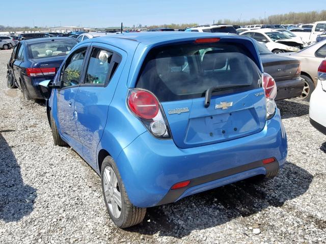 KL8CB6S92DC588714 - 2013 CHEVROLET SPARK LS BLUE photo 3