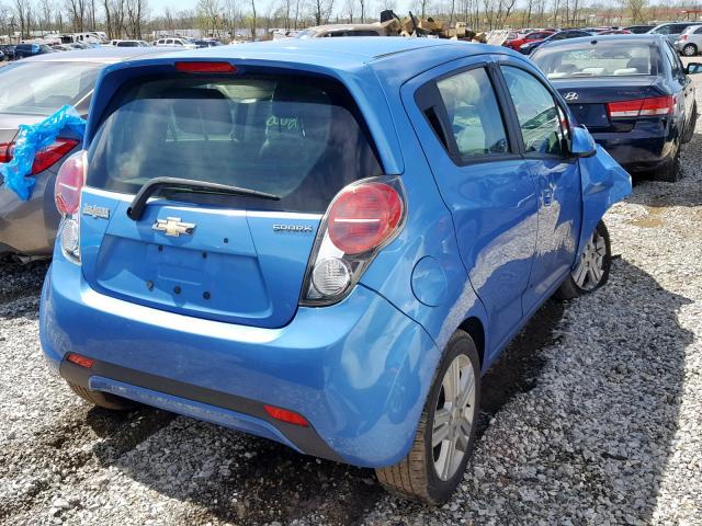 KL8CB6S92DC588714 - 2013 CHEVROLET SPARK LS BLUE photo 4