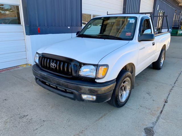 5TENL42N71Z738375 - 2001 TOYOTA TACOMA WHITE photo 2