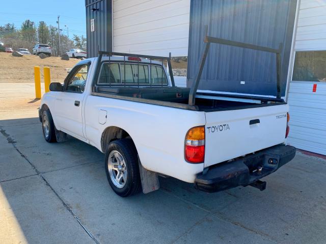 5TENL42N71Z738375 - 2001 TOYOTA TACOMA WHITE photo 3