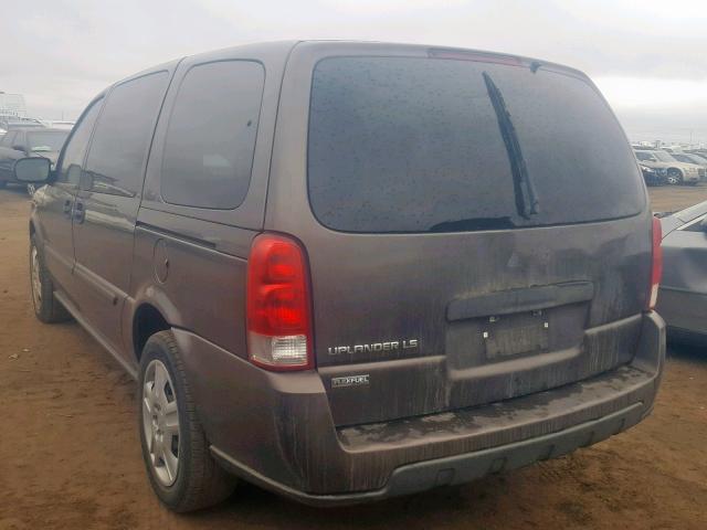 1GNDV23W18D182284 - 2008 CHEVROLET UPLANDER L 棕色 照片 3