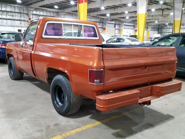 CCD14A1123515 - 1980 CHEVROLET PICK UP ORANGE photo 3