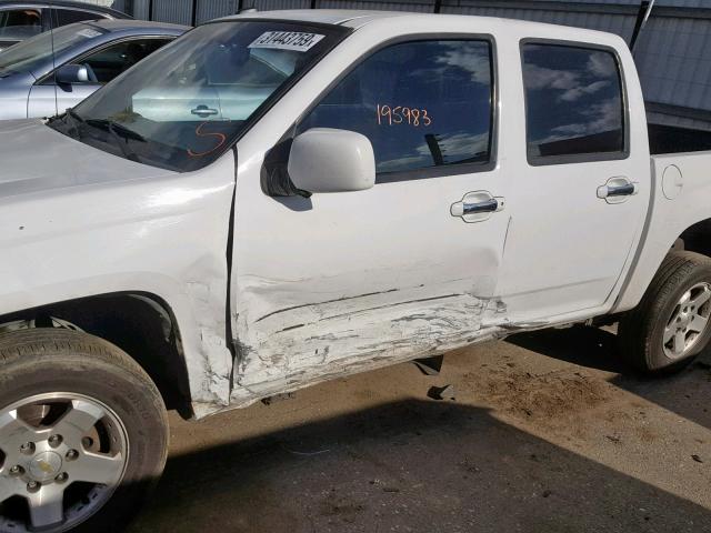 1GCDSCFE8B8112873 - 2011 CHEVROLET COLORADO L WHITE photo 9