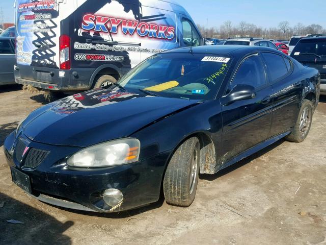2G2WS522041131864 - 2004 PONTIAC GRAND PRIX BLACK photo 2