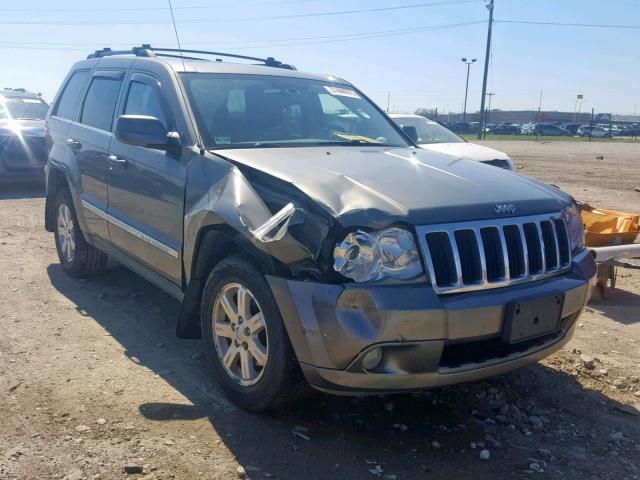 1J8HR58N28C163791 - 2008 JEEP GRAND CHER GRAY photo 1