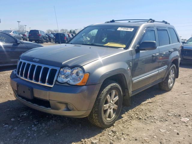 1J8HR58N28C163791 - 2008 JEEP GRAND CHER GRAY photo 2