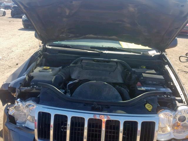 1J8HR58N28C163791 - 2008 JEEP GRAND CHER GRAY photo 7