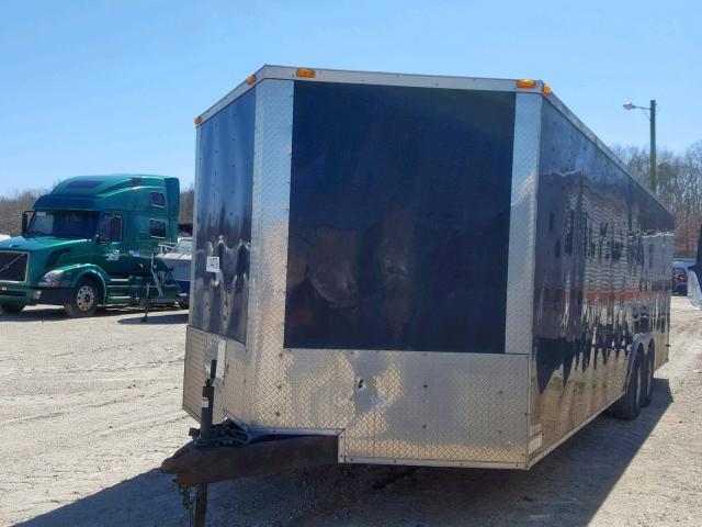 54GVC24T0J7031382 - 2018 WELLS CARGO ENCLSDTRLR BLACK photo 3