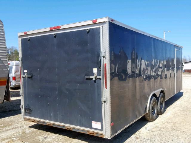 54GVC24T0J7031382 - 2018 WELLS CARGO ENCLSDTRLR BLACK photo 6