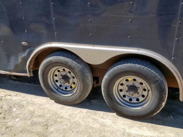 54GVC24T0J7031382 - 2018 WELLS CARGO ENCLSDTRLR BLACK photo 9