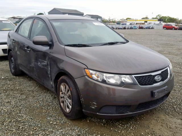 KNAFU4A28C5582519 - 2012 KIA FORTE EX CHARCOAL photo 1