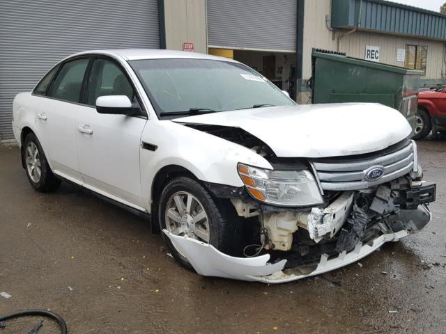 1FAHP24W98G179866 - 2008 FORD TAURUS SEL WHITE photo 1