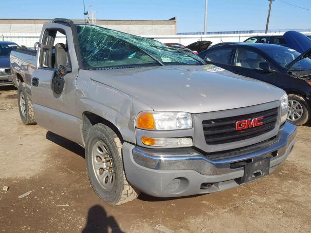 3GTEC14V26G177436 - 2006 GMC NEW SIERRA SILVER photo 1