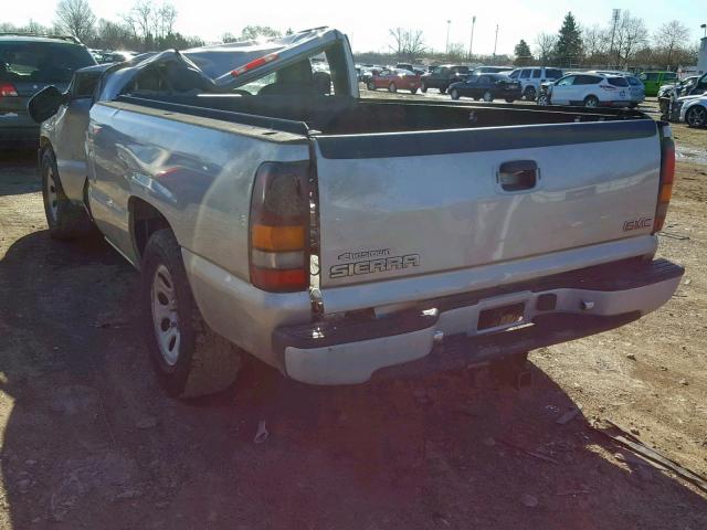 3GTEC14V26G177436 - 2006 GMC NEW SIERRA SILVER photo 3