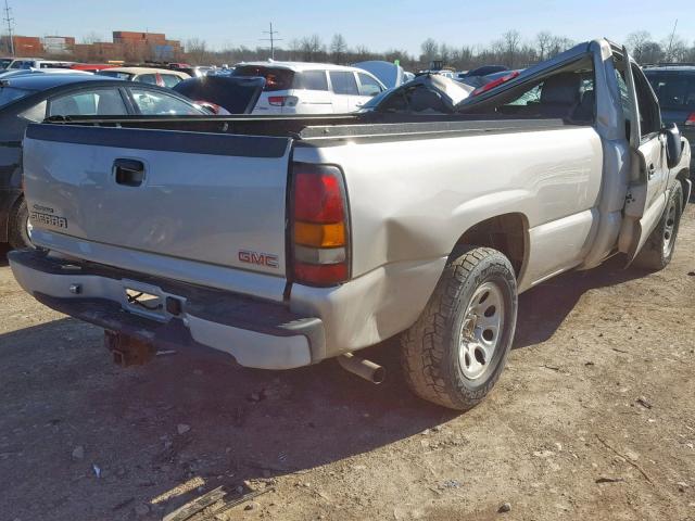 3GTEC14V26G177436 - 2006 GMC NEW SIERRA SILVER photo 4