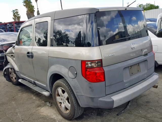 5J6YH18553L020100 - 2003 HONDA ELEMENT EX GRAY photo 3