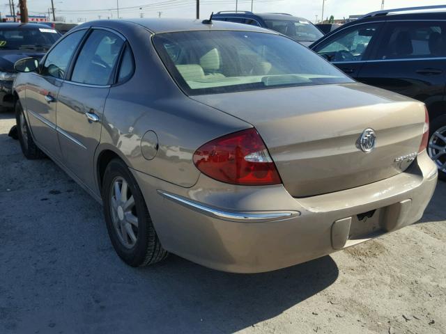 2G4WD582971132136 - 2007 BUICK LACROSSE C BEIGE photo 3