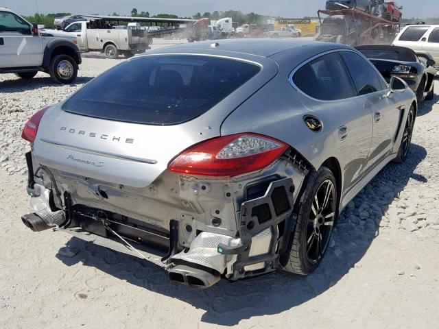 WP0AB2A72DL060114 - 2013 PORSCHE PANAMERA S SILVER photo 4