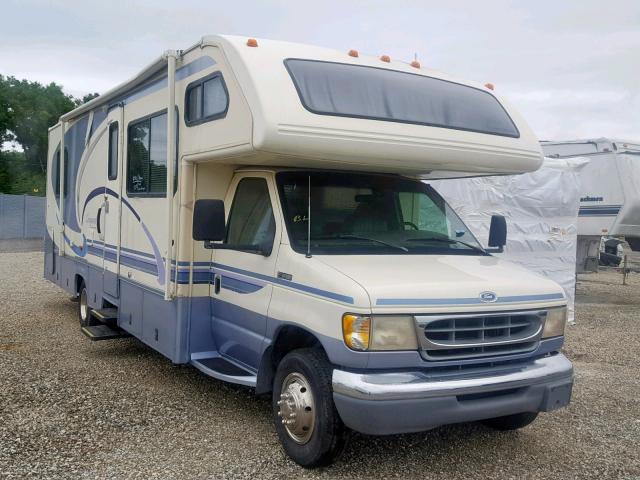 1FDLE40S3VHA22599 - 1997 FORD MOTOR HOME BLUE photo 1